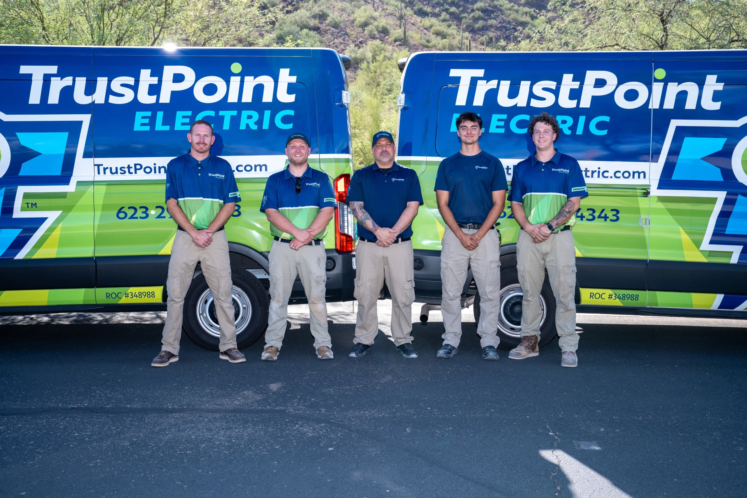 TrustPoint HVAC technician at work